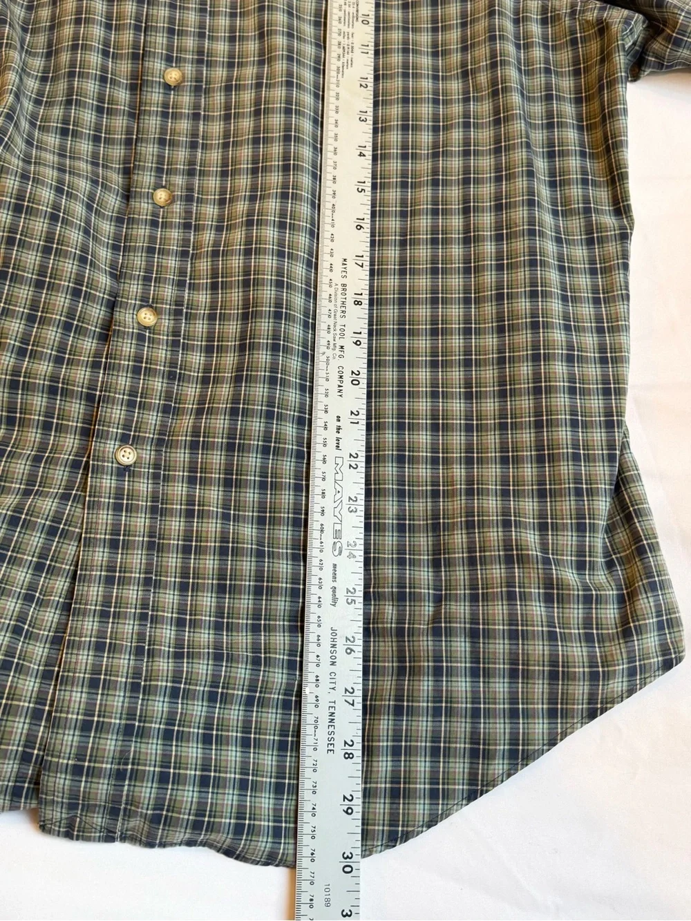 Polo by Ralph Lauren Blue and Green Plaid Button-Down Shirt